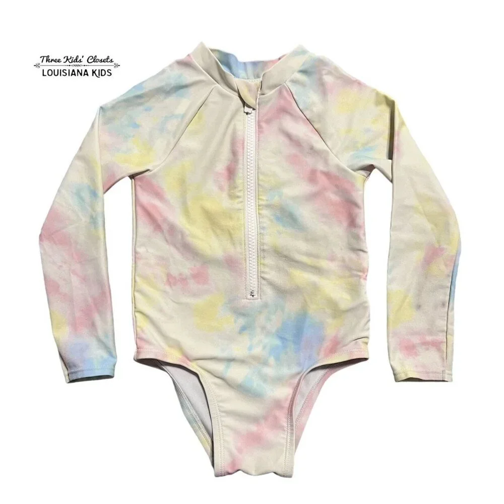 Old Navy 3T Tie Dye Rashguard Swim Bathing Suit